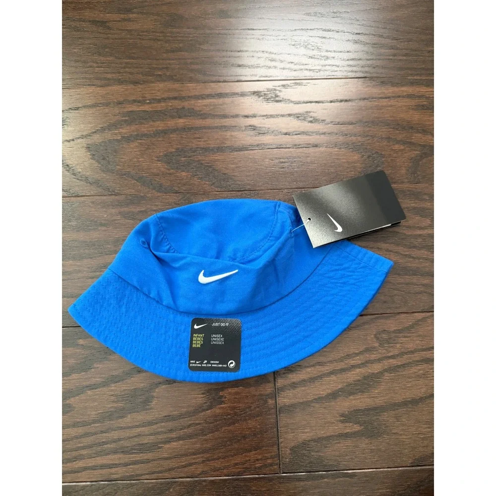 Nike Infant Bucket Hat Game Royal Blue UPF 40+ Sun Hat 6A2682-U89 NWT